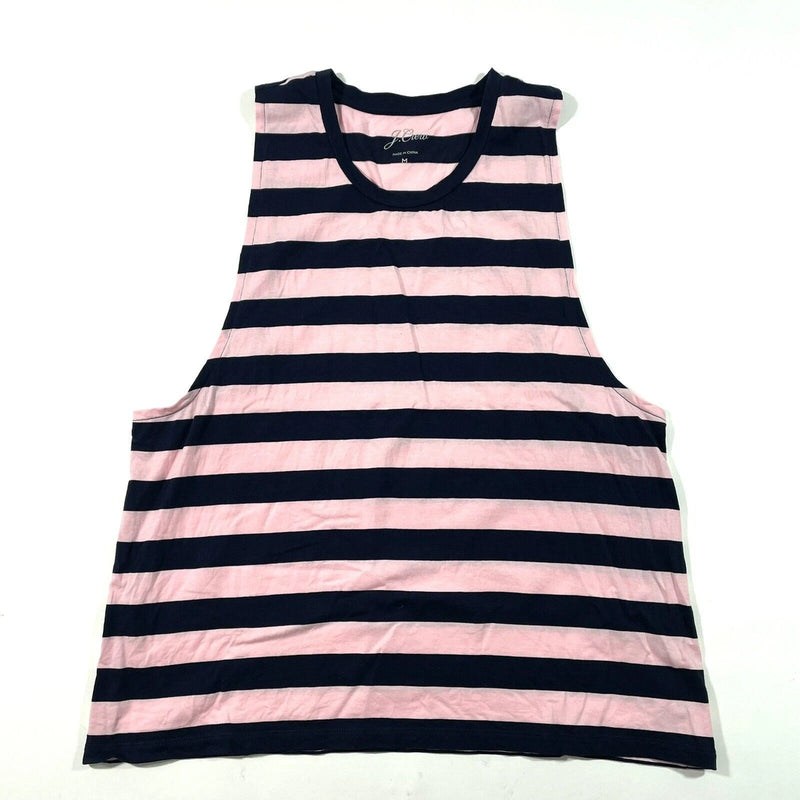 J Crew Stripe Oversized Muscle Tank Top